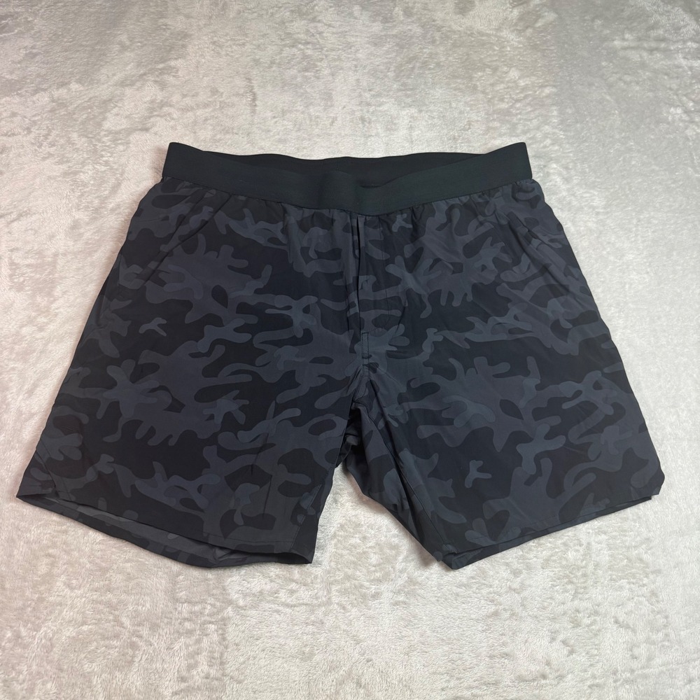 NWOT Ten Thousand Mens Tactical 7 inch Short XL Black Camo Lined Training